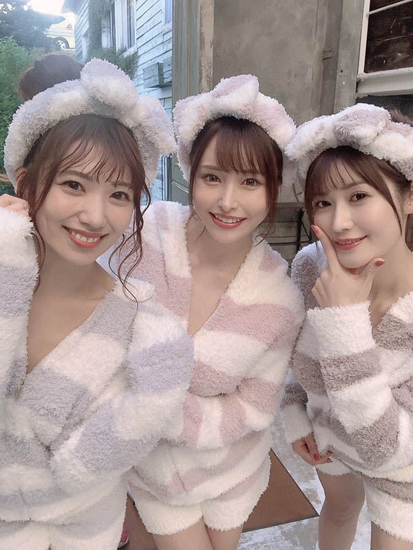 希岛あいり(希岛爱里)、山岸逢花、星奈あい(星奈爱)共演作品PRED-367介绍及封面预览