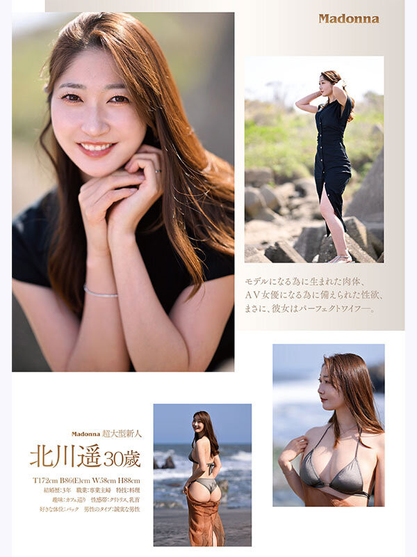 北川遥(JUR-052) 「前世界级超模」下海了！「超高挑曲线」辣到极点！