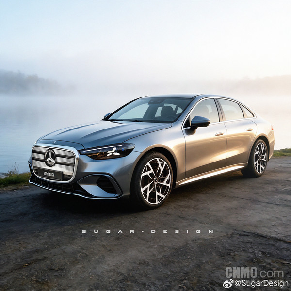 全新奔驰纯电C级伪装车现身 续航瞄准800km 今夏上市