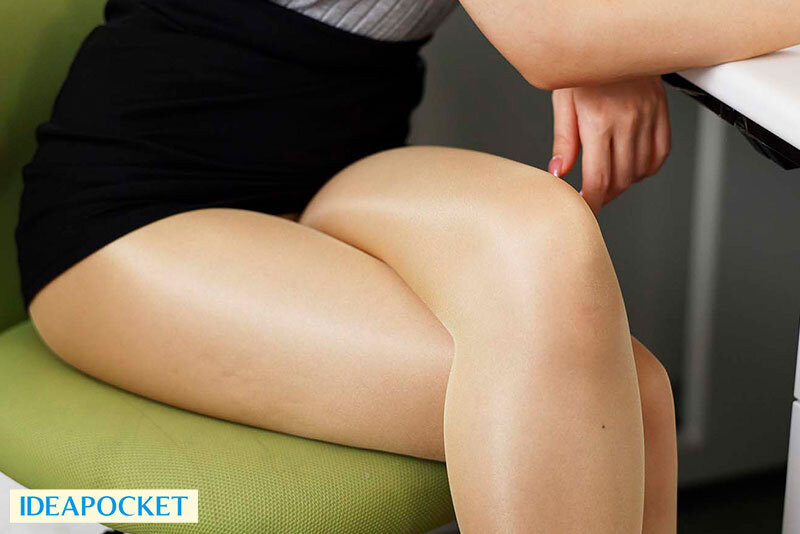 古乃穗乃(PFES-129) 让美乳女前辈「每天用美腿丝袜帮我服务」,「超养眼黑丝视角」有够勾人!